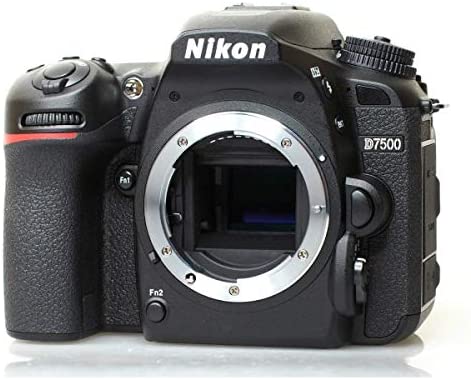 Nikon D7500 20.9MP DSLR Digital Camera (Body Only) (1581) USA Model Deluxe Bundle Kit -Includes- Sandisk 64GB SD Card + Large Camera Gadget Bag + Spare EN-EL15 Battery + Camera Cleaning Kit + More