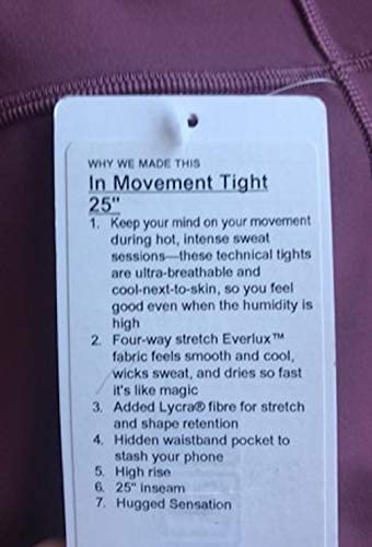 in Movement Tight 25" - PLMF (Plumful)