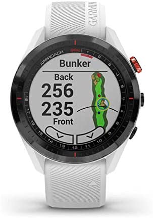 Garmin Approach S62 GPS Golf Watch (Black Bezel/Black Band) w/Virtual Caddie