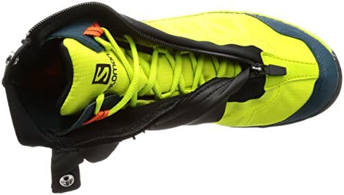 SALOMON Outpath Pro GTX Hiking Boot - Men's Lime Punch/Reflecting Pond/Black, US 7.0/UK 6.5