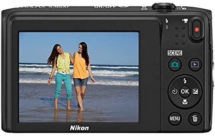 Nikon COOLPIX S3600 20.1 MP Digital Camera with 8x Zoom NIKKOR Lens and 720p HD Video (Silver) (Discontinued by Manufacturer)