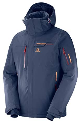 Salomon Men's Brilliant JKT M, Night Sky, Small