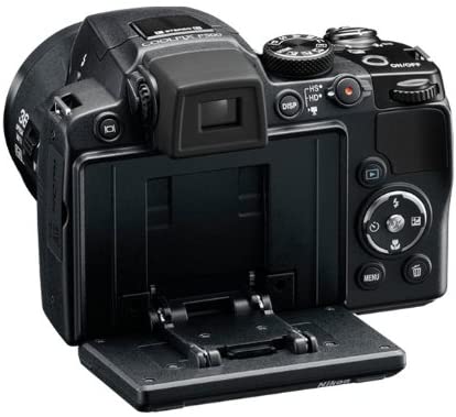 Nikon COOLPIX P500 12.1 CMOS Digital Camera with 36x NIKKOR Wide-Angle Optical Zoom Lens and Full HD 1080p Video (Black)