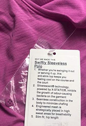 Lululemon Swiftly Sleeveless Polo - HYNT/HYNT ((Hyacinth/Hyacinth)