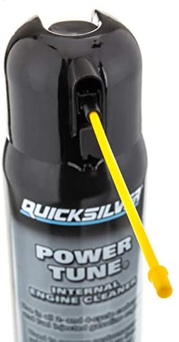 Quicksilver 858080Q03 Power Tune Internal Engine Cleaner, 12oz - for 2-Stroke, 4-Stroke and Fuel-Injected Gas Engines