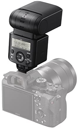 Sony HVL-F45RM Compact, Radio-Controlled Gn 45 Camera Flash with 1" Display, Black