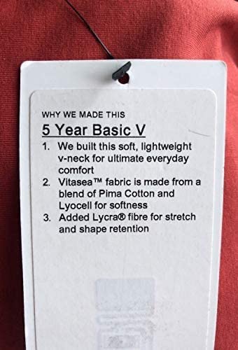 Lululemon 5 Year Basic V - CYNN (Cayenne)