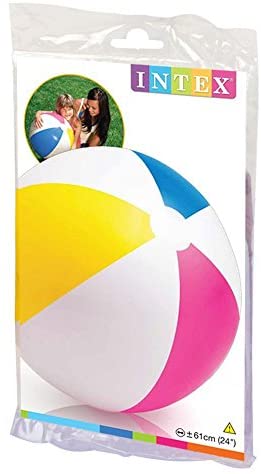 Intex Summer Big Beach Ball Set - One Jumbo Giant 42" Ball and Two Classic 24" Inflatable Color Balls for Beach and Pool