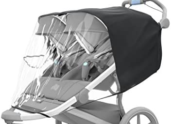 Thule Urban Glide Double Rain Cover, Clear