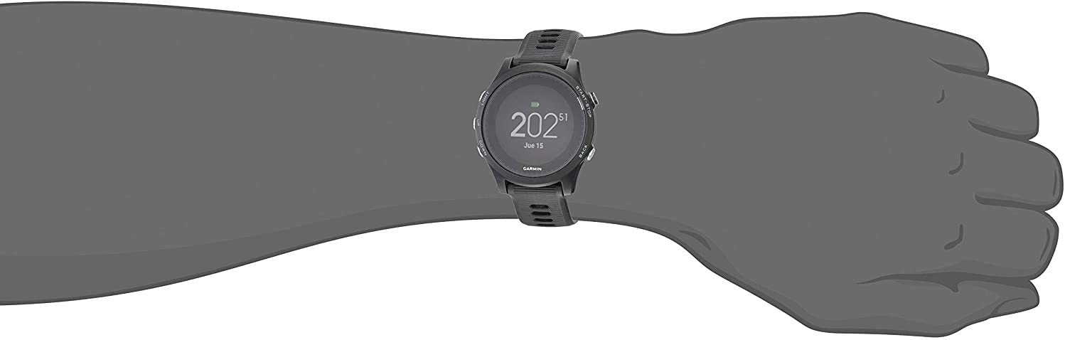 Garmin 010-01746-00 Forerunner 935 Running GPS Unit, Triathlon Watch with Wrist-Based Heart Rate, Black, BROAGE Data Cable