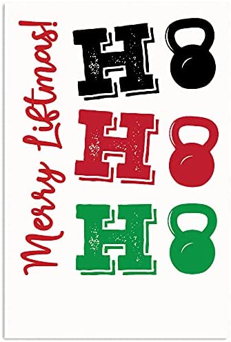 Morgan Schai Ho Ho Ho Kettlebell Merry Liftmas Wall Flag