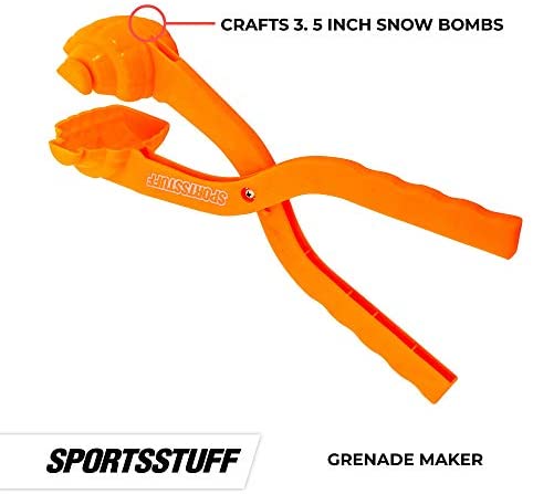 Airhead 4-in-1 Winter Snowball Fight Kit - Includes Snowball Maker, Launcher, Cannon and Slingshot