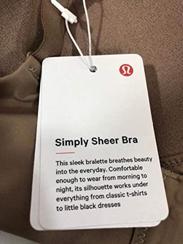 Lululemon Simply Sheer Bra - SNDN (Sand Nude)