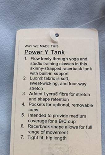 Lululemon 105 Singlet - HCHA (Size 8)