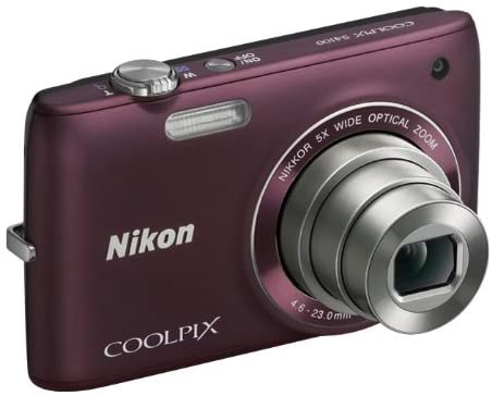 Nikon COOLPIX S4100 14 MP Digital Camera with 5x NIKKOR Wide-Angle Optical Zoom Lens and 3-Inch Touch-Panel LCD (Plum)