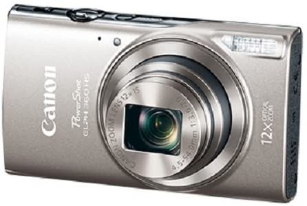 Canon PowerShot ELPH 360 Digital Camera w/ 12x Optical Zoom and Image Stabilization - Wi-Fi & NFC Enabled (Black)