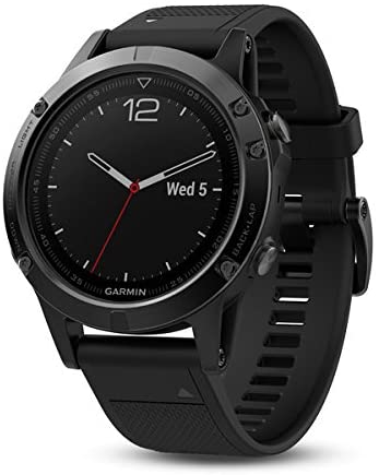 Garmin 010-01688-11 1.2" Fenix 5 Sapphire - Black with Black Band (EMEA)