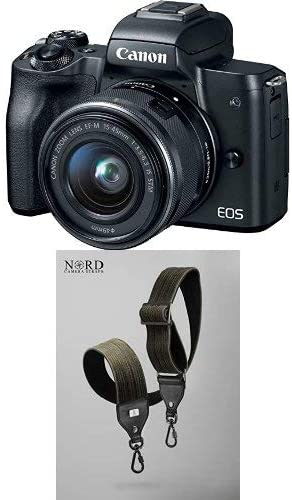 Canon EOS M50 Mirrorless Digital 4K Vlogging Camera with Dual Pixel CMOS Autofocus, DIGIC 8 Image Processor, Built-in Wi-Fi, NFC and Bluetooth technology, Body