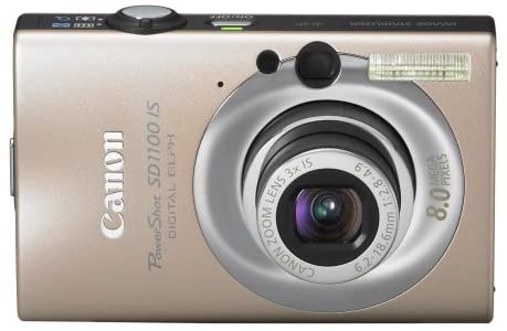 Canon PowerShot SD1100IS 8MP Digital Camera with 3x Optical Image Stabilized Zoom (Blue) (OLD MODEL)