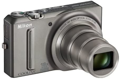 Nikon COOLPIX S9100 12.1 MP CMOS Digital Camera with 18x NIKKOR ED Wide-Angle Optical Zoom Lens and Full HD 1080p Video (Black) (OLD MODEL)
