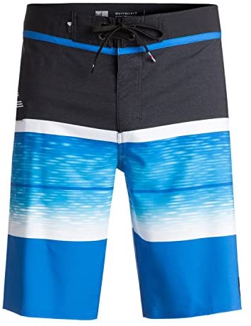 Quiksilver Men's Everyday Blocked Vee 20 Inch Boardshort Swim Trunk, Electric Blue, 40