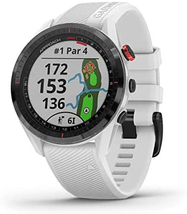 Garmin Approach S62 GPS Golf Watch (Black Bezel/Black Band) w/Virtual Caddie