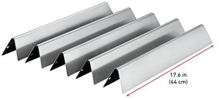 Weber 7620 Gas Grill Stainless Steel Flavorizer Bar Set for 300 Series Gas Grills (17.5 x 2.25 x 2.375)