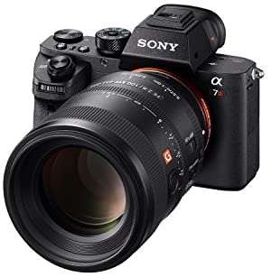 Sony SEL100F28GM 100mm f2.8 Medium-telephoto Fixed Prime Camera Lens, Black