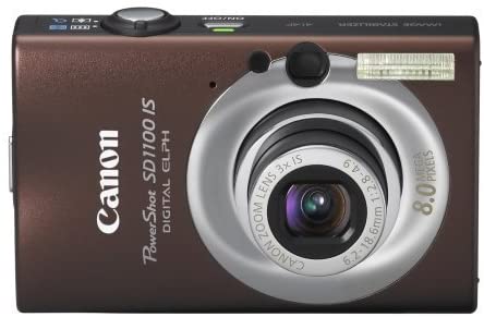 Canon PowerShot SD1100IS 8MP Digital Camera with 3x Optical Image Stabilized Zoom (Blue) (OLD MODEL)