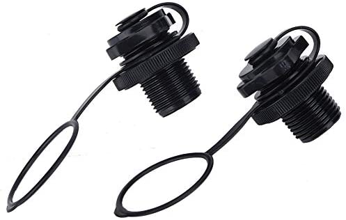 Alomejor Inflatable Boat Air Valve Screw 2pcs Valve Air Valve Replacement for Inflatable Boat Jilong Fishing Boat Airbed Raft