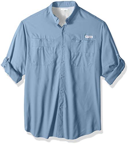 Columbia Men's Tamiami Ii Big & Tall Long Sleeve Shirt, White Cap, 2X/Tall