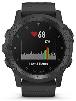 Garmin Tactix Charlie, Premium GPS Watch with Tactical Functionality, Night Vision Goggle Compatibility, TOPO Mapping and Other Tactical-specific Features