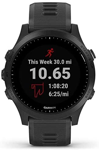 Garmin Forerunner 945, Premium GPS Running/Triathlon Smartwatch with Music International Version, Black