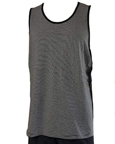 Lululemon 5 Year Basic Tank - ZWUI (Hyper Stripe White Black)