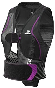 Salomon Women Ski Back Protector, Adjustable, Motion Fit Technology, Breathable Mesh Material