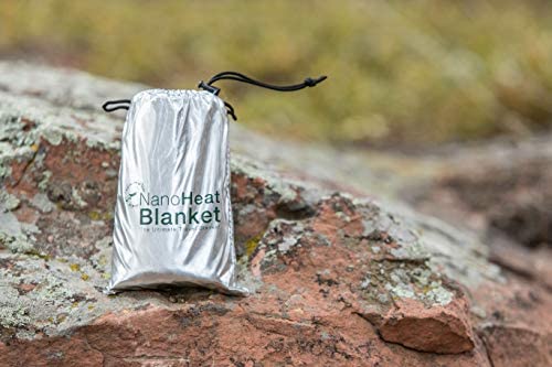 Adventure Medical Kits NanoHeat Ultimate Travel Blanket, 67 x 58 in