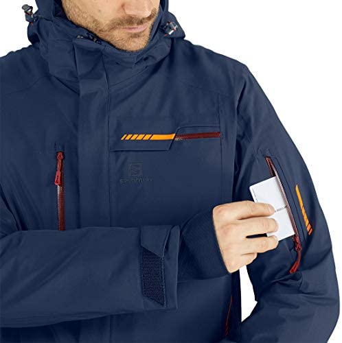 Salomon Men's Brilliant JKT M, Night Sky, Small