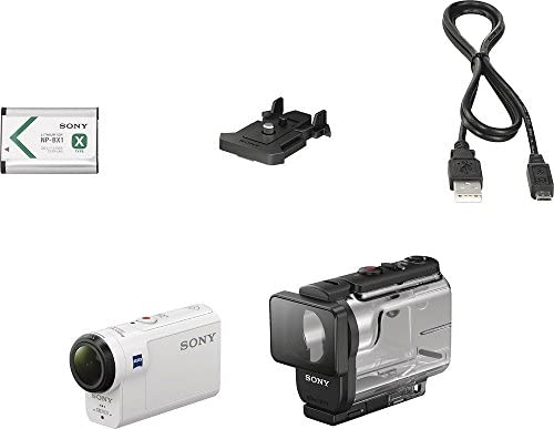 Sony HDRAS300/W HD Recording, Action Cam Underwater Camcorder, White