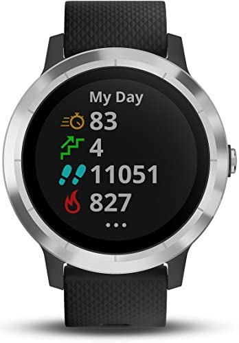 Smartwatch GARMIN Vivoactive 3 1,2" GPS Waterproof 5 ATM Glonass Black Stainless Steel