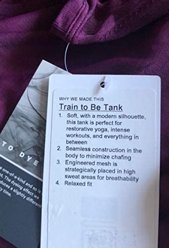 Lululemon Train to BE Tank - MARV/BLK