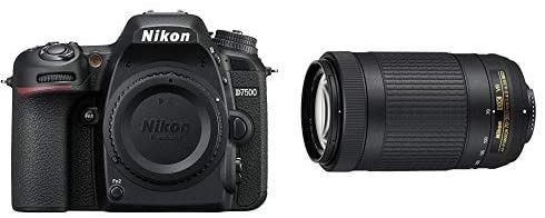 Nikon D7500 DX-format Digital SLR Body and NIKKOR 70-300mm f/4.5-6.3G ED VR Lens for Nikon DSLR Cameras