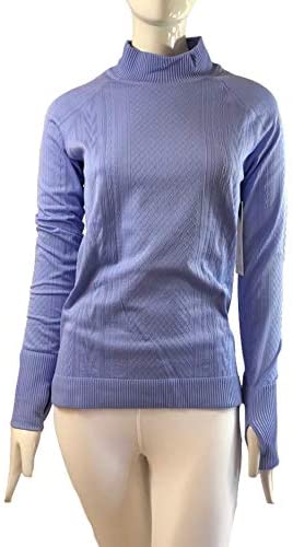 Lululemon Rest Less Mock Neck - HYGB/HYGB (Hydrangea Blue/Hydrangea Blue)