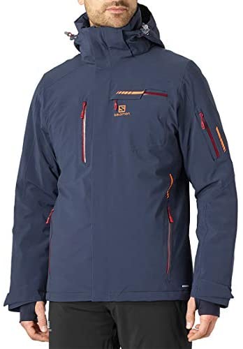 Salomon Men's Brilliant JKT M, Night Sky, Small