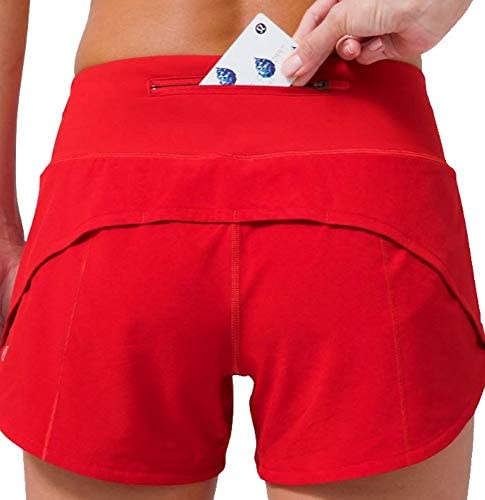 Lululemon Womens Run Speed Short Flare True Red Orange