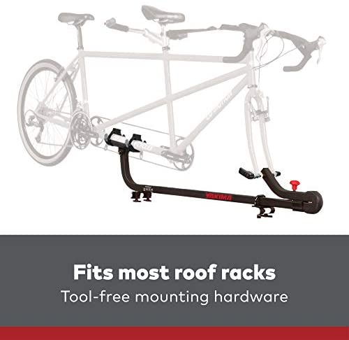 YAKIMA - Sidewinder Fork Mount Tandem Bike Carrier for Roof Racks, 1 Bike Capacity