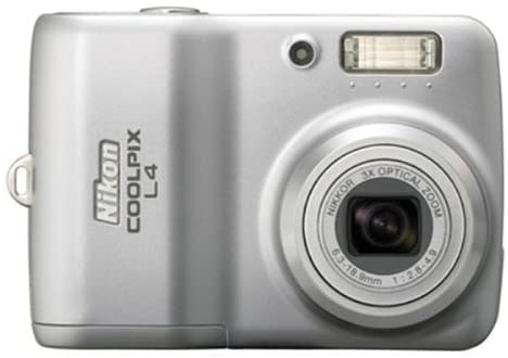 Nikon Coolpix L4 4MP Digital Camera with 3x Optical Zoom