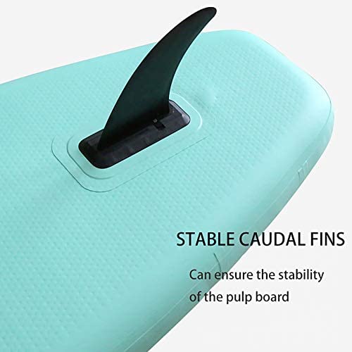 DANWJDP 320×76×15cm SUP Inflatable Stand up Paddle Board for Adult Beginners/Intermediate Max Load 150KG with Backpack, Leash, Paddle, Changing Mat & Waterproof Phone Case