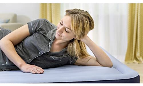 Intex Premaire Series Robust Comfort Airbed with Built-In Electric Pump, Bed Height 20", Queen - Amazon Exclusive