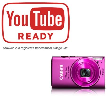 Canon PowerShot ELPH 330 12MP Digital Camera with 10x Optical Image Stabilized Zoom with 3-Inch LCD (Pink) (OLD MODEL)