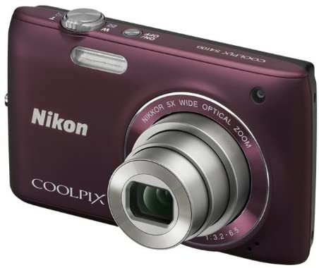 Nikon COOLPIX S4100 14 MP Digital Camera with 5x NIKKOR Wide-Angle Optical Zoom Lens and 3-Inch Touch-Panel LCD (Plum)